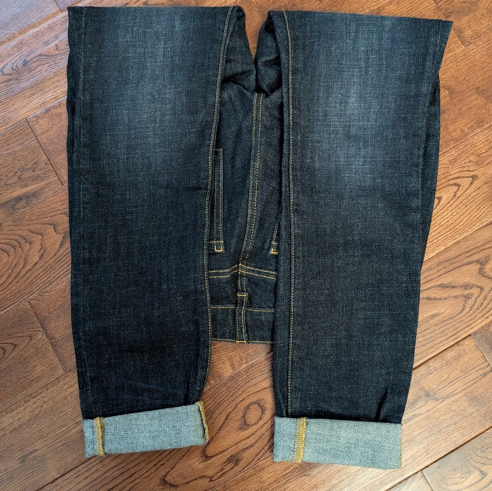EUC Ladies Cabi Skinny Jeans Size 2 Dark Wash Rolled Hem Denim - Picture 5 of 6